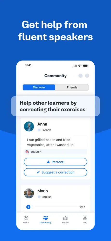 Busuu screenshot 2