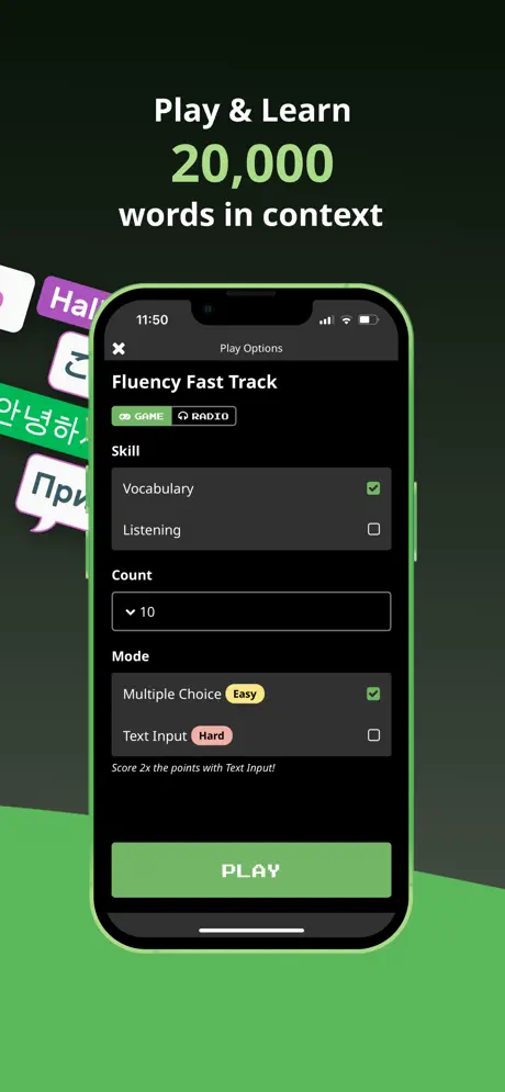 Clozemaster screenshot 1