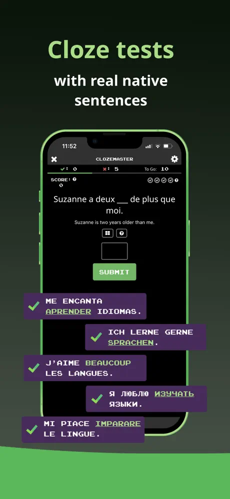 Clozemaster screenshot 3
