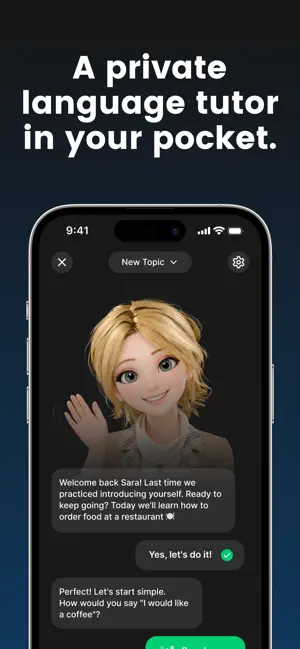 Langotalk App Store screenshot 1